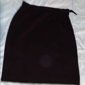Black Suit Skirt